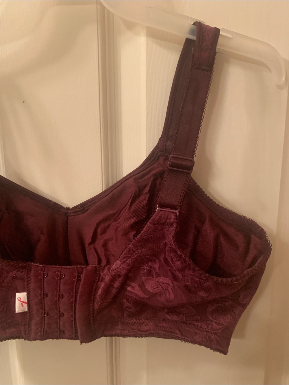 Plum 38DDD Wacoal Awareness Bra Burgundy Underwire - Picture 7 of 7